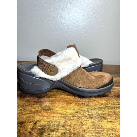 BZees Kismet Faux Fur Slip On Comfort Mules Shoes Women US Size 7.5M - Picture 5 of 13